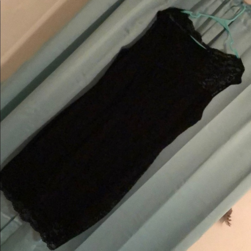 Lace evening dress